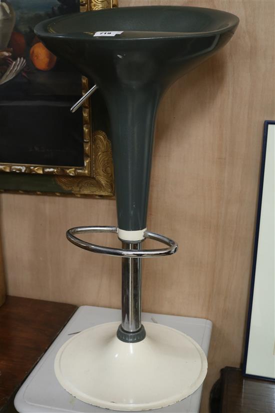 A 1950s vintage bar stool